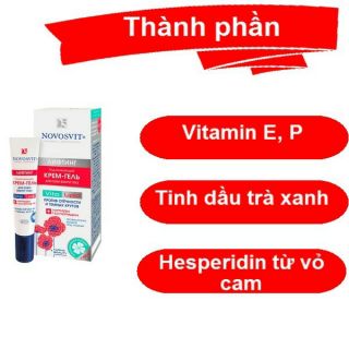 Kem trị bọng mắt Novosvit Nga