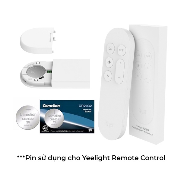Pin Camelion CR2032 - 3V, Pin cúc áo, vỉ 1 viên hàng chính hãng