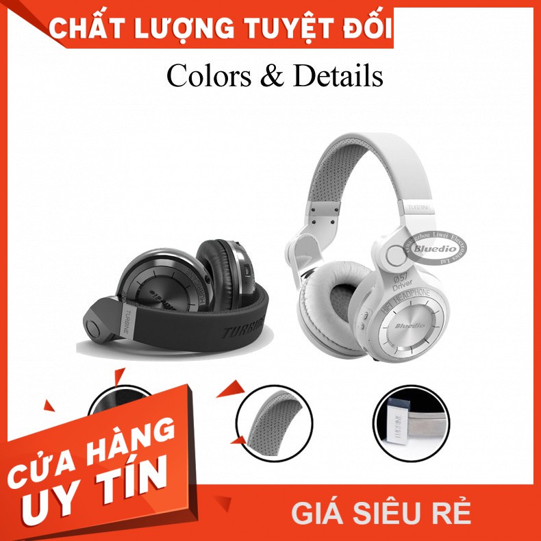 Tai nghe Bluetooth cao cấp Bluedio T2 Turbine PF1- Giá Siêu Rẻ