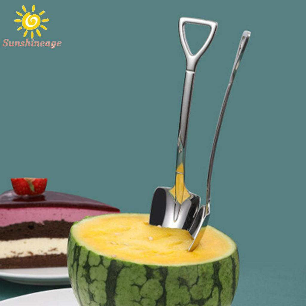 Set 2 Muỗng Cà Phê Hình Xẻng Độc Đáo
