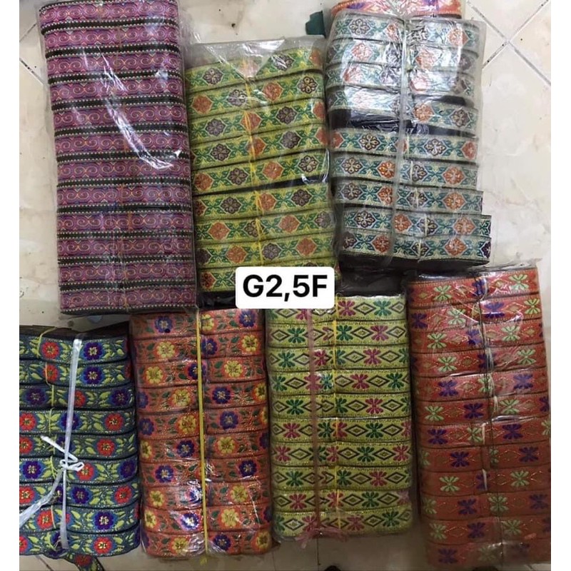 Thổ cẩm bản 2,5cm