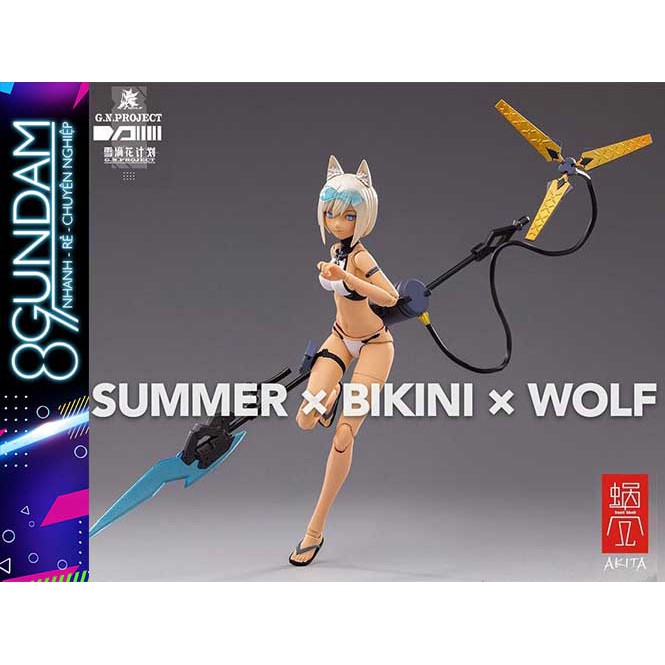 Mô Hình Ráp Sẵn GN Project Wolf 001 ver. Muzugi Bikini Set (Snail Shell)