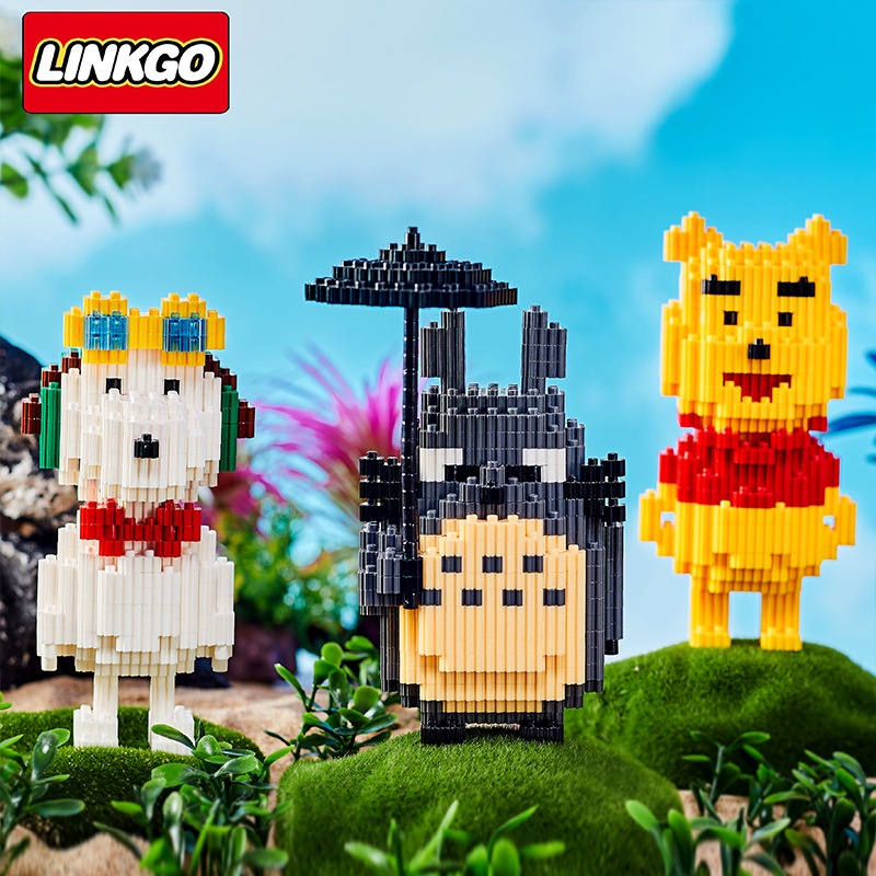 Mô Hình Đồ Chơi Lắp Ráp Ba Chiều Bằng Nhựa Họa Tiết Hoạt Hình Dành Cho Trẻ Em Và Người Lớn