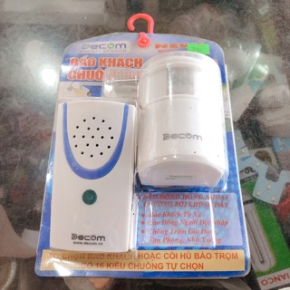 Thiết bị báo khách -báo trộm ( chuông rời ko dây)DECOM