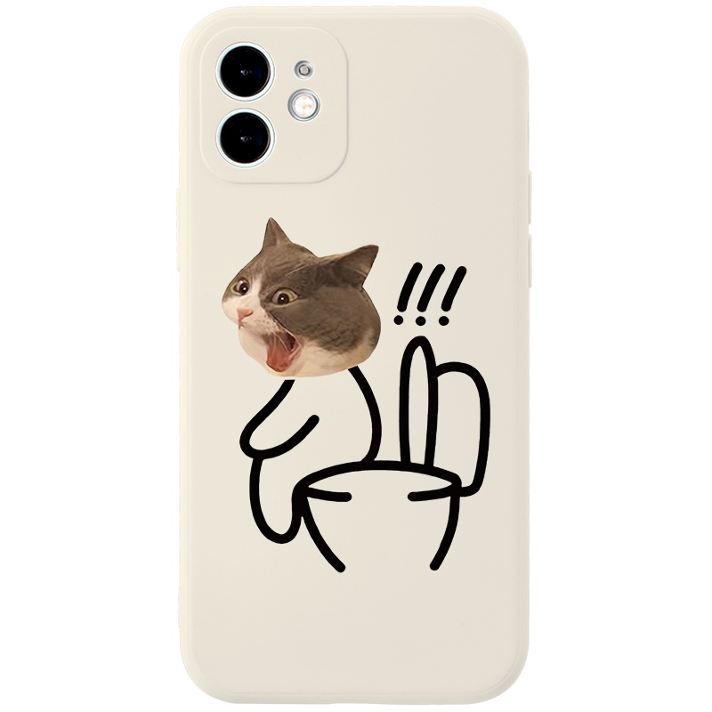 Ốp lưng JURSUE mềm viền vuông hình cặp đôi độc lạ Cho iPhone 14 13 12 11 Pro Max SE 2020 X XR XS 8 7 ip 6S 6 Plus Y2162