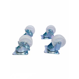 [SIÊU RẺ] Bánh xe nhựa trắng, bánh xe đẩy hàng các size