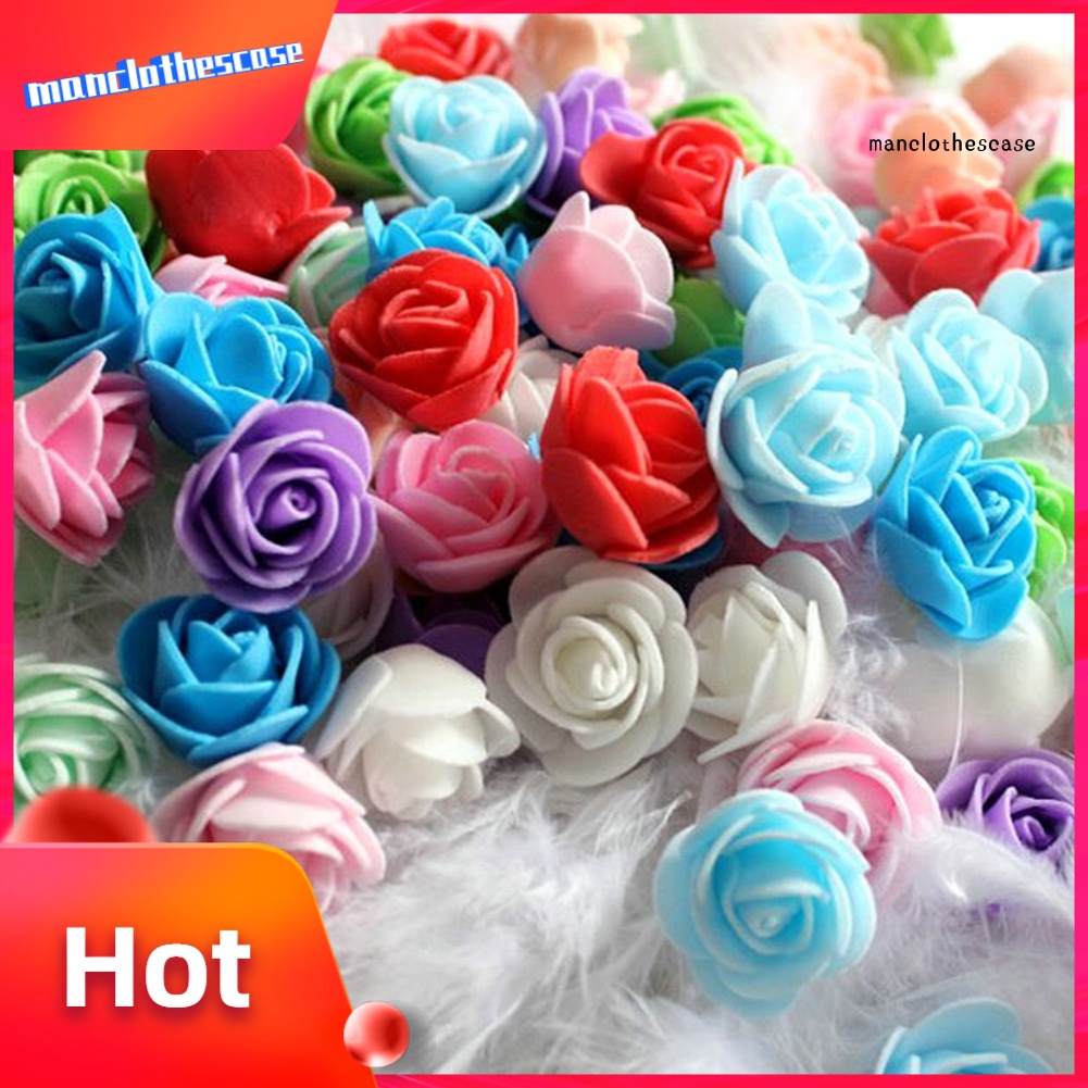 500 Nụ hoa hồng giả bằng xốp PE dùng trang trí nhà búp bê độc đáo
