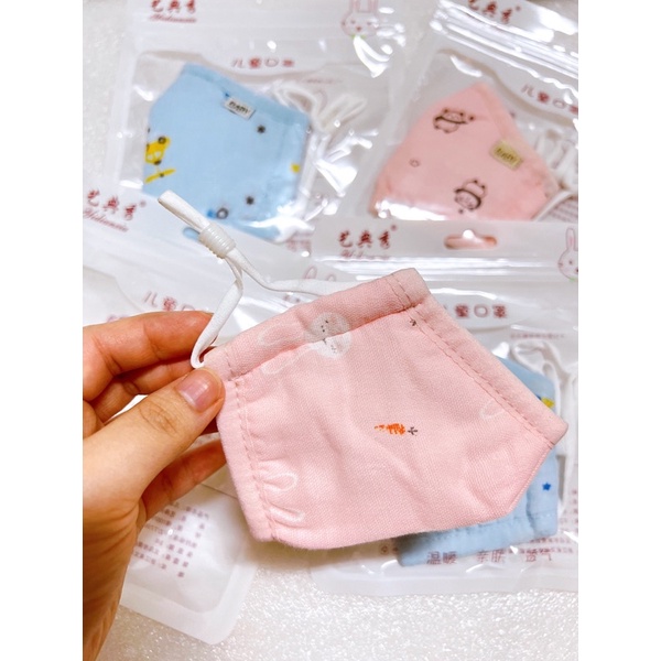 Khẩu trang vải xô 6 lớp xuất Nhật chống bụi kháng khuẩn có tăng đơ - 𝐁𝐞𝐞𝐡𝐨𝐮𝐬𝐞