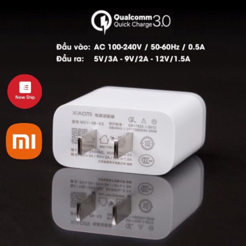 Bộ sạc nhanh Xiaomi 18w  và 10w Hàng bốc máy bảo hành 12 tháng