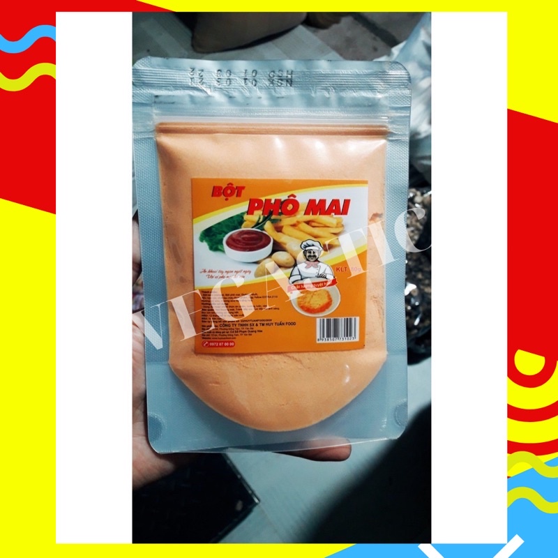 Bột phô mai để làm gà lắc, khoai tây lắc - phô mai làm món ăn yêu thích cho các bé