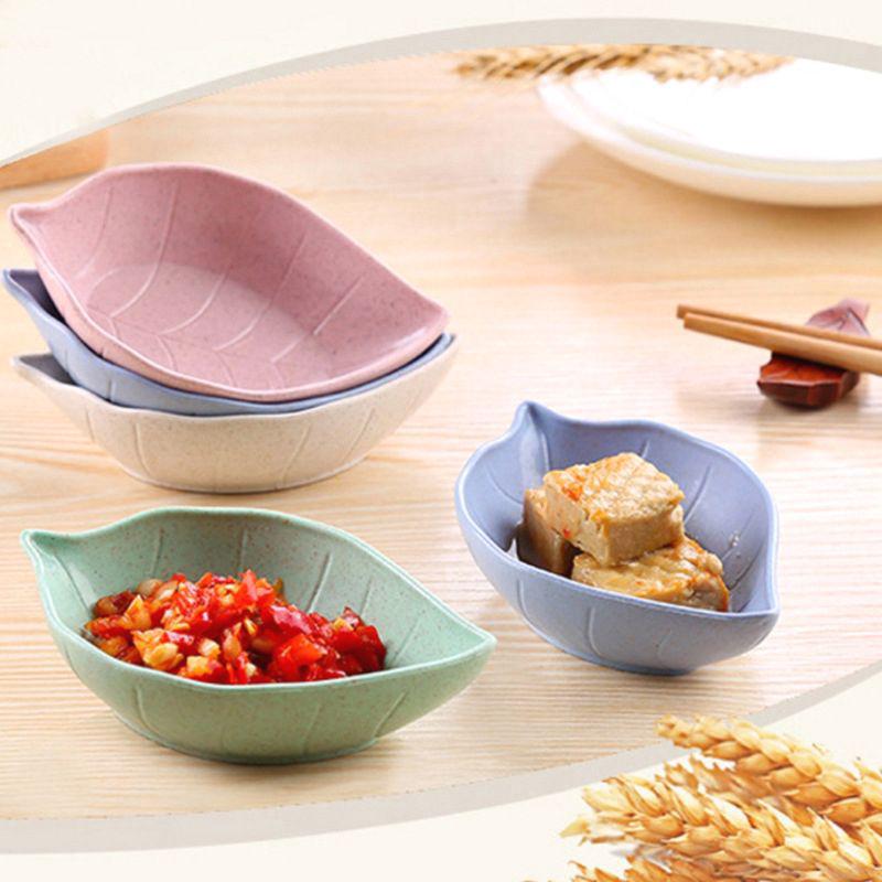 Chén đựng gia vị chấm hình lá
