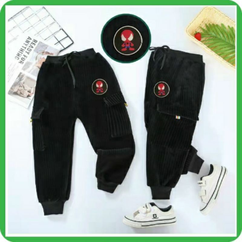 (Size nhỡ từ 15-25) Quần Dạ 2 Lớp Lót Nhung Hàng Quảng Châu Cho Bé Trai