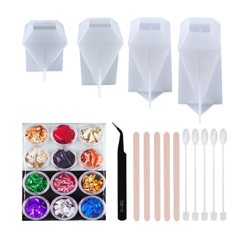 Khuôn Silicone Tạo Hình Nón 3D Làm Trang Sức DIY