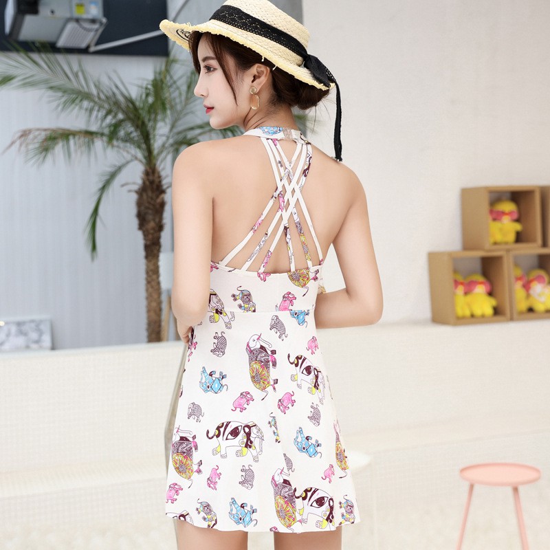 Đồ bơi áo tắm bikini đi biển một mảnh kín đáo | BigBuy360 - bigbuy360.vn