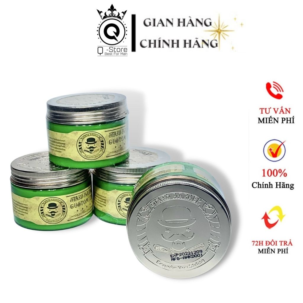 Sáp Vuốt Tóc STARS BARBER, Sáp Vuốt Tóc Chính Hãng, Sáp Tạo Kiểu Giữ Nếp Hương Nước Hoa