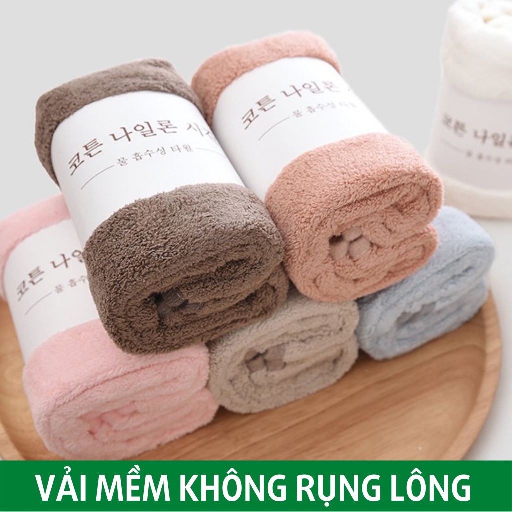 Khăn tắm lông cừu Hàn Quốc size lớn 70x140 khăn cao cấp mềm mịn đẹp