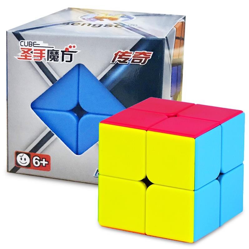 Rubik cube Sengso 2x2 Stickerless Xoay Mượt , Lõi Cứng Cáp thích hợp dùng trong thi đấu