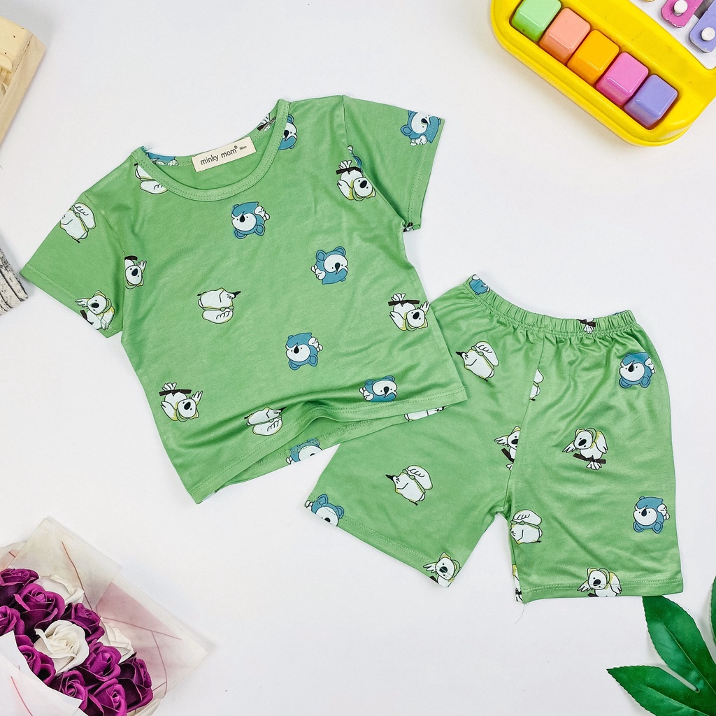 [BÉ 7-19kg] Bộ cộc minkymom cho bé họa tiết full body Unibaby CSTV