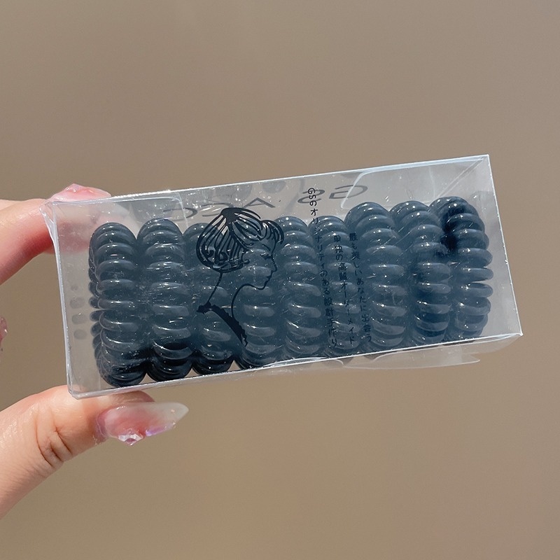 Dây Buộc Tóc Lò Xo Co Giãn Tốt Kiểu Hàn Quốc Cho Nữ