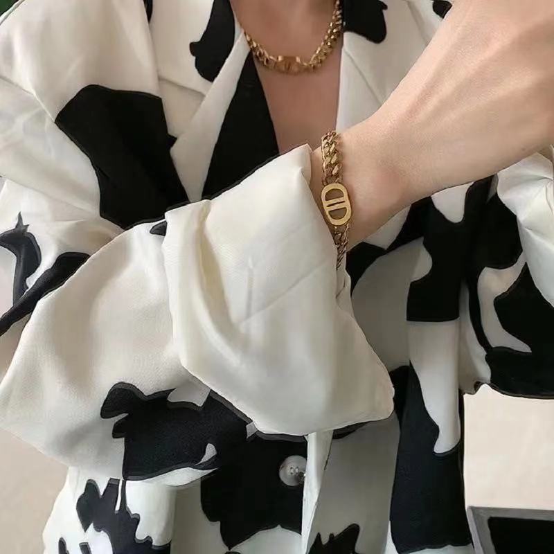 European and American women's personality ancient gold necklace and bracelet | BigBuy360 - bigbuy360.vn