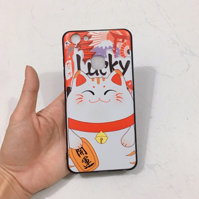 Ốp lưng Vivo V7Plus mèo thần tài