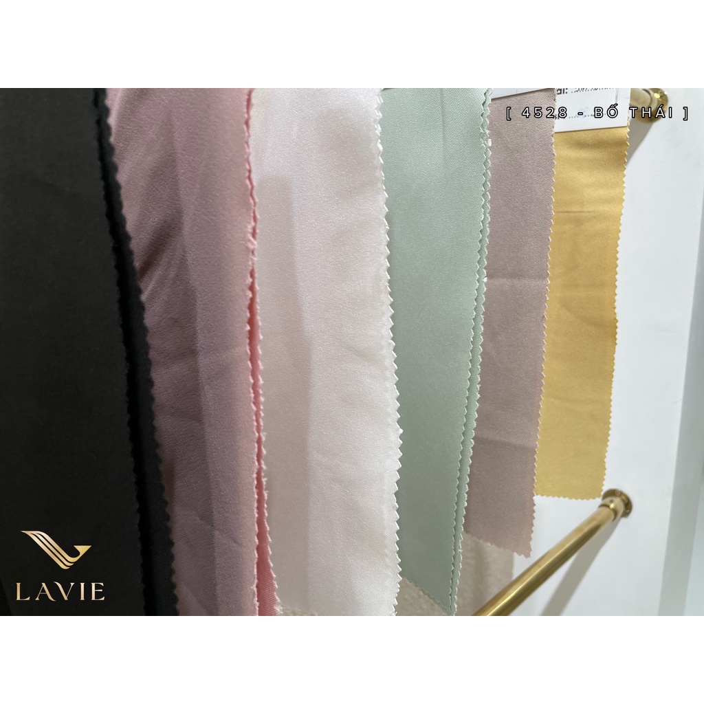 Vải Bố Thái cao cấp nhà Lavie dày dặn, không bị nhăn, vải may quần tây, váy, thời trang công sở