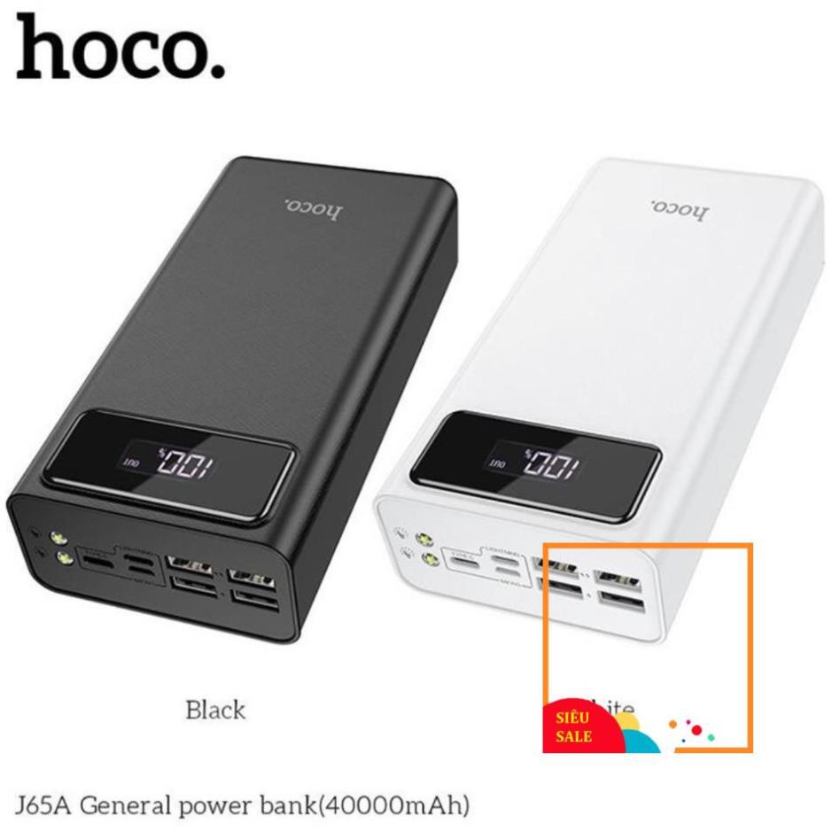 Sạc dự phòng 30000mah 40000mah chính hãng Hoco J65 dung lượng lớn tiện lợi sự dụng