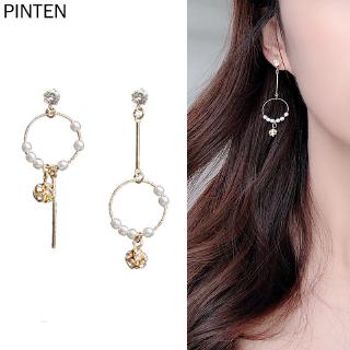 🌈🌈🌈🌈Bông tai dài đính ngọc trai giả