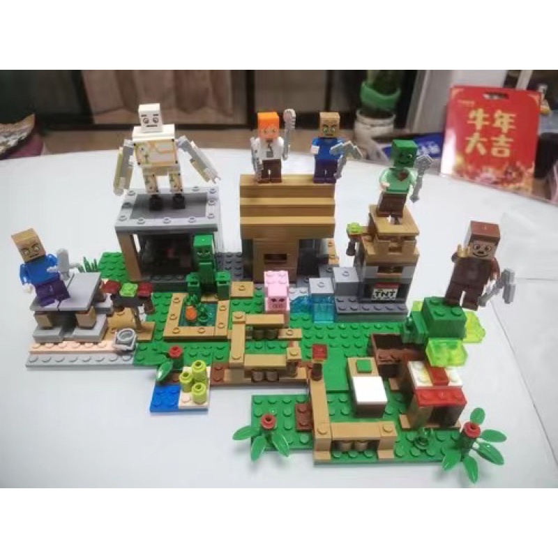 [Mã LIFEXANH03 giảm 10% đơn 500K] Lego Minecraft gạch xếp hình Minecraft my world