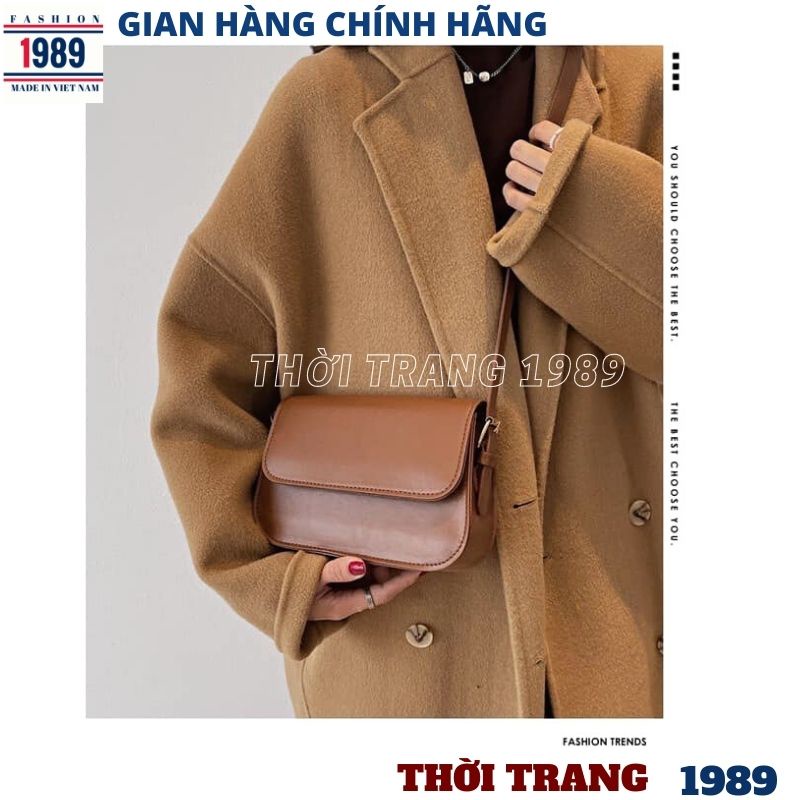 Túi xách nữ đeo chéo mini kiểu dáng hàn quốc da mờ 5 mầu xịn xò dễ thương ulzzang vintage -PHƯƠNG VŨ 1989