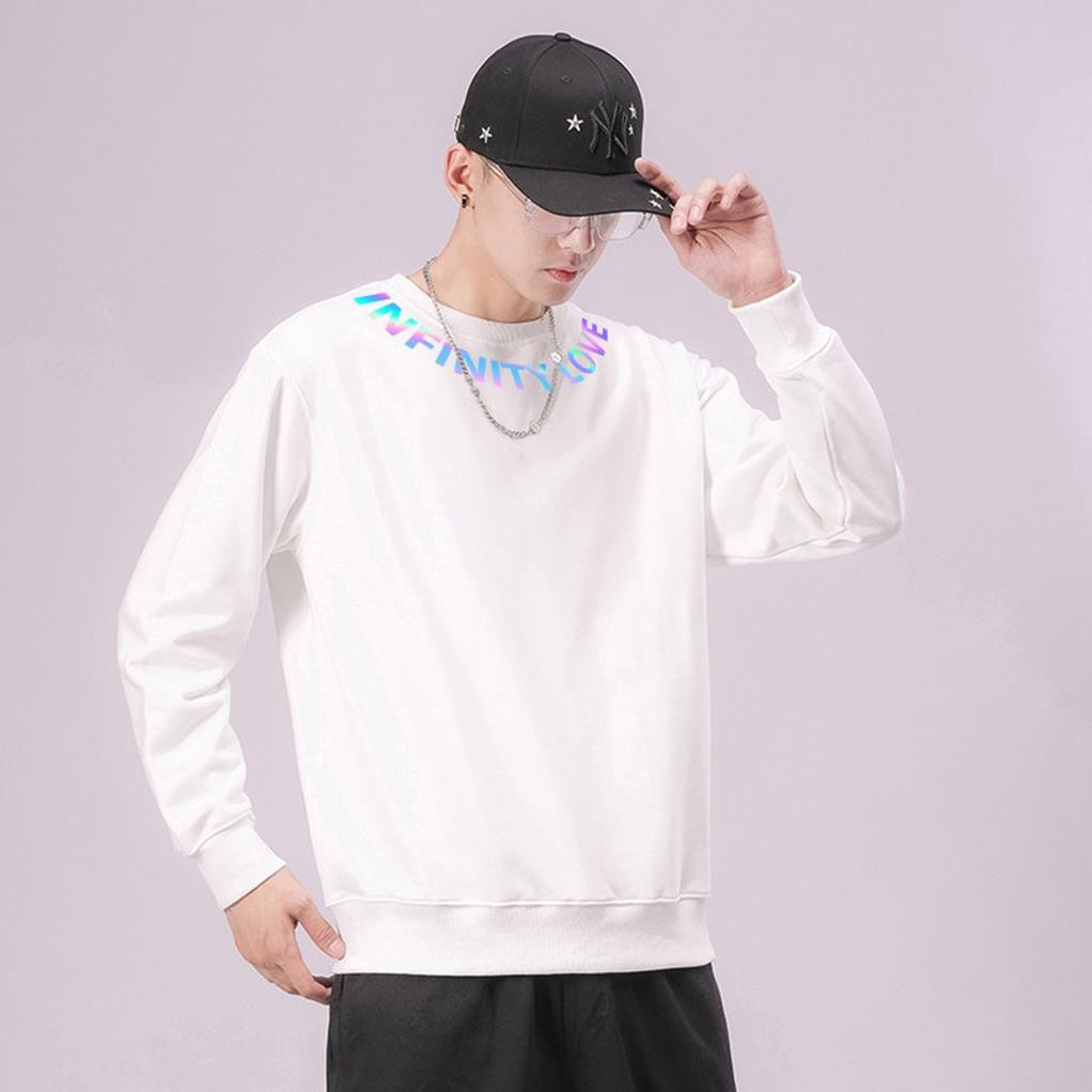 Áo Sweater Infinyty Phản Quang, Aó Nỉ Dài Tay Nam Nữ Cá Tính - AS80 | BigBuy360 - bigbuy360.vn