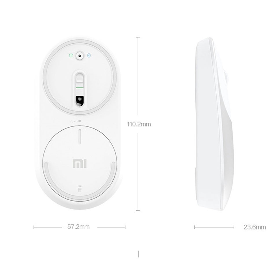 Bộ chuột không dây bluetooth Xiaomi 2.4G 2 chế độ 1200DPI