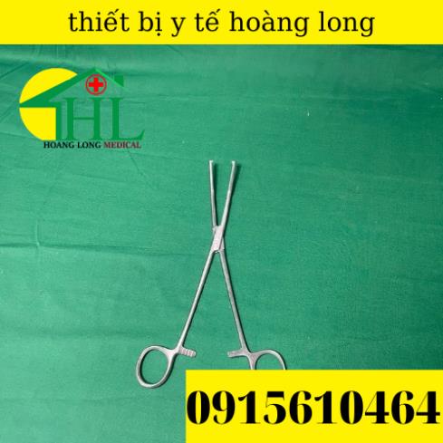 Panh Y Tế, Panh Gắp Phẫu Thuật, Pen Kẹp Y Tế, Panh Cong Có Mấu 24cm - Hàng Pakistan