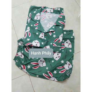 Pizama kate thái áo cộc quần cộc