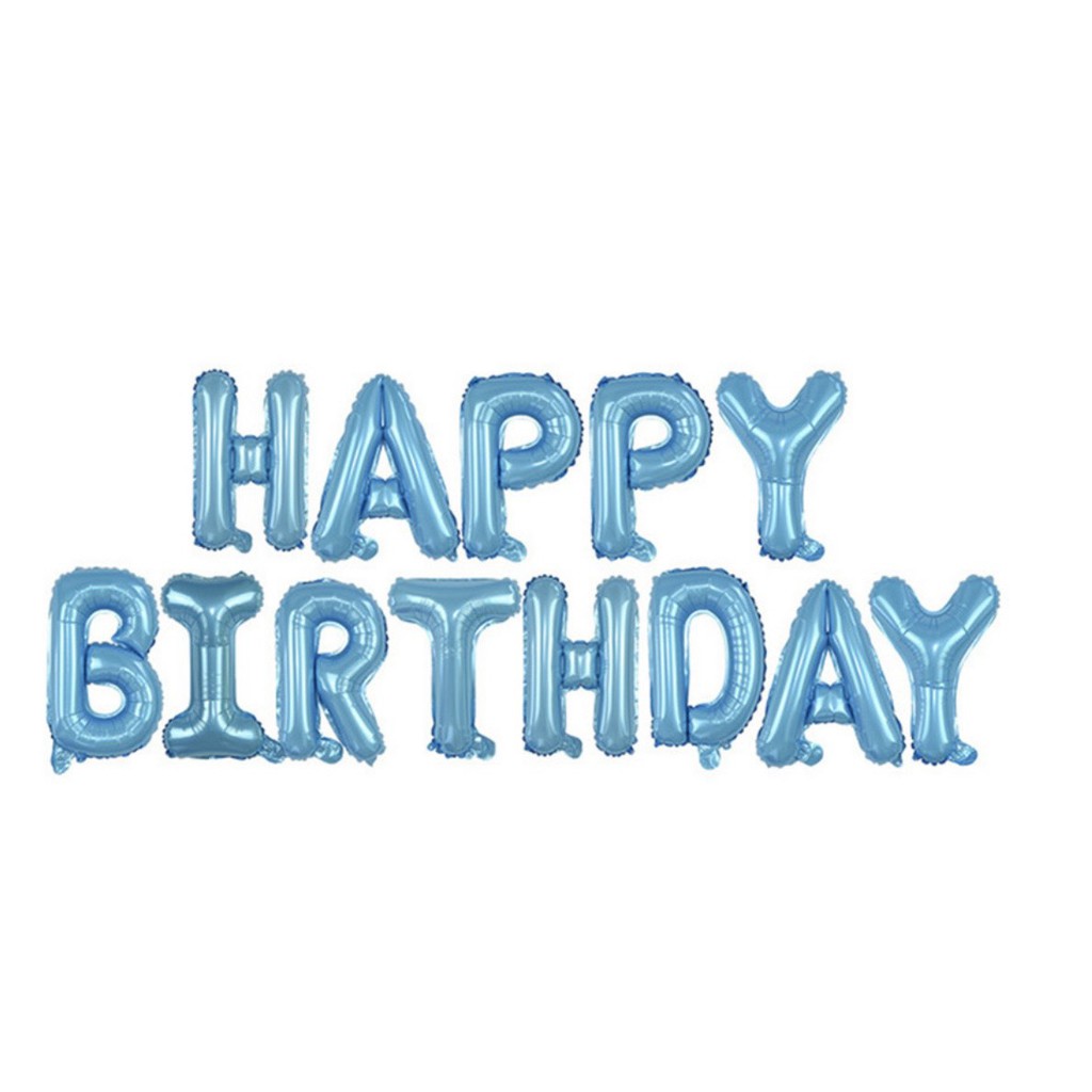 [Mã LIFEXANH03 giảm 10% đơn 500K] Bóng bay nhôm chữ happy birthday đủ màu trang trí sinh nhật