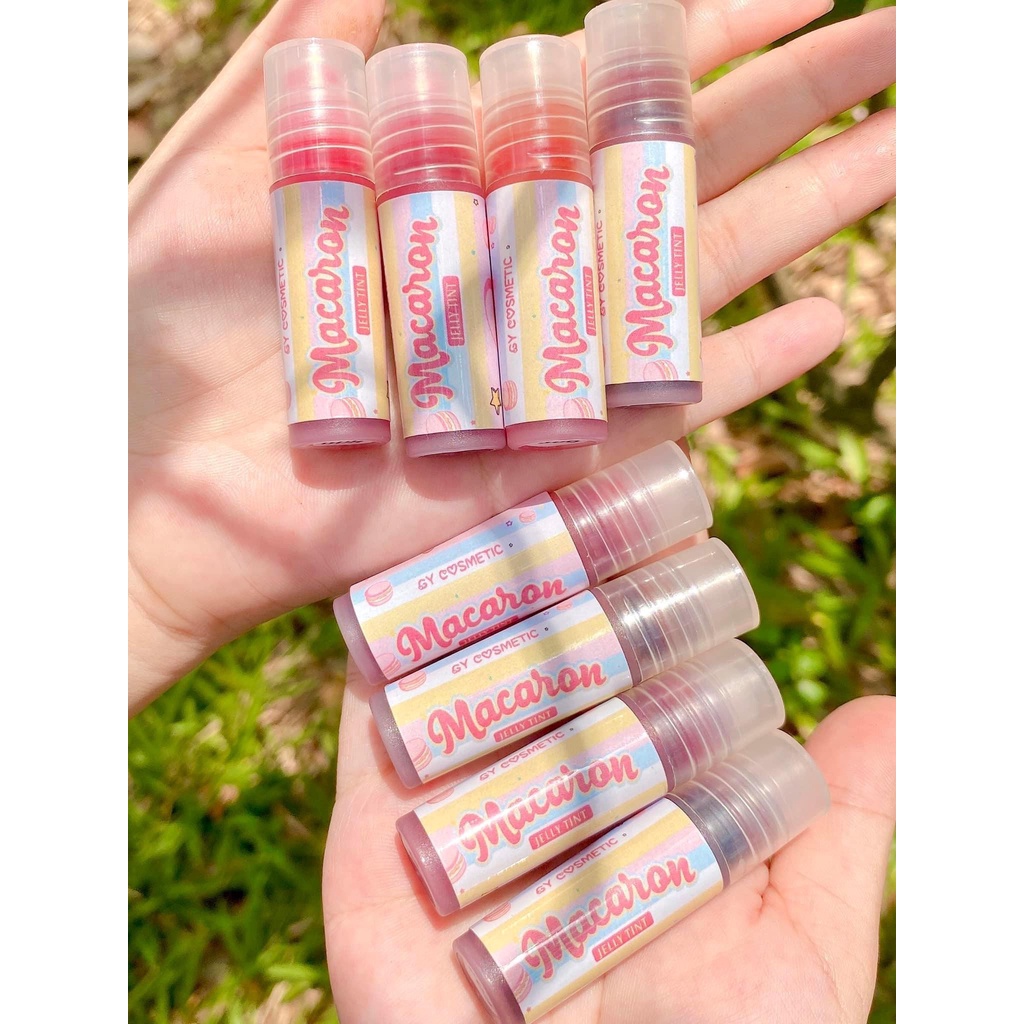 Son Tint Lì, Lâu Trôi, Đầu Bi Lăn Gy Trần Macaron Jelly Tint phiên bản mới nhất giá rẻ