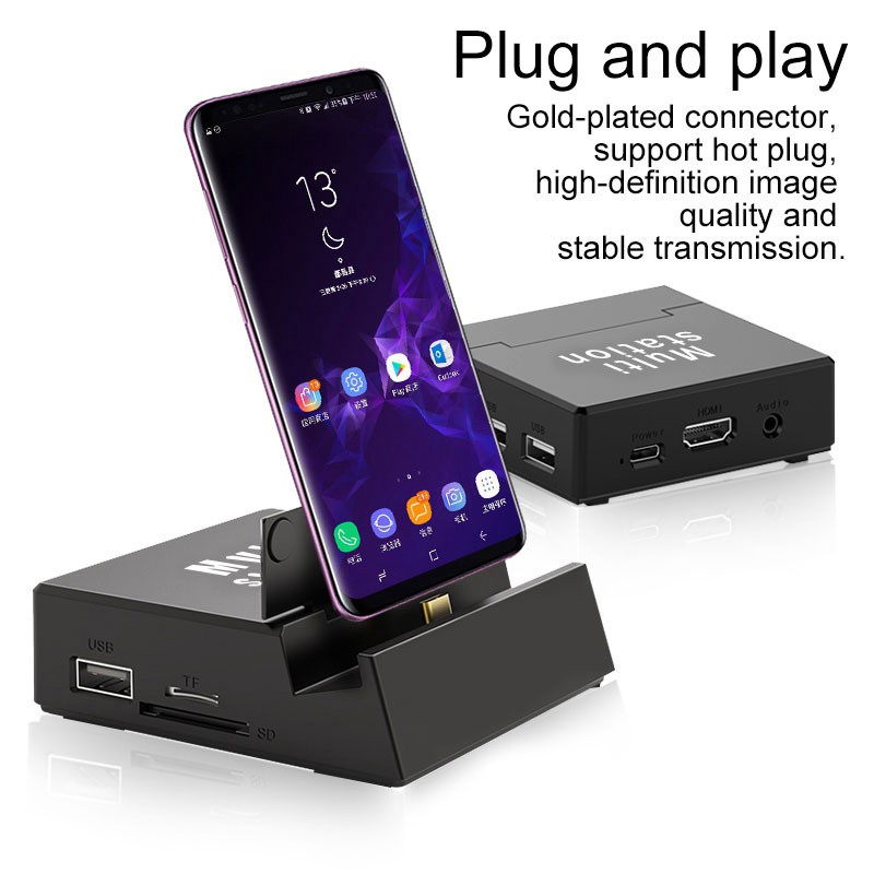 USB Type C to HDMI HUB Dock Station for Huawei P30 for Samsung S10