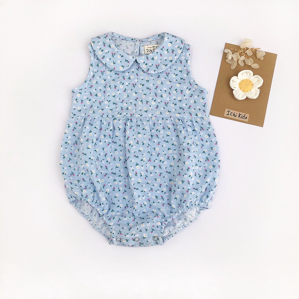 Bodysuit, body, đồ liền thân cho bé sơ sinh vải muslin