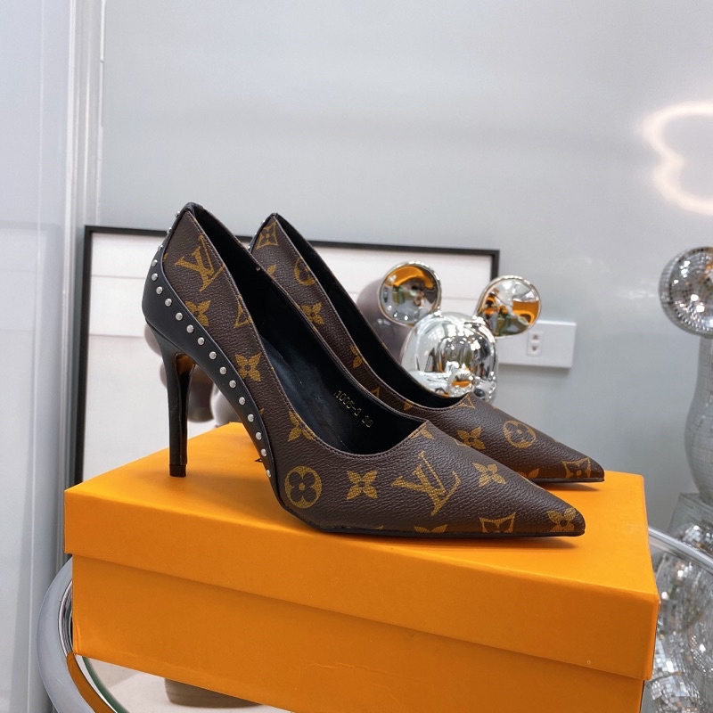 Cao Gót LV Phối Gót Đinh Full Size 35-39  -  By Anh Dinh Phuong