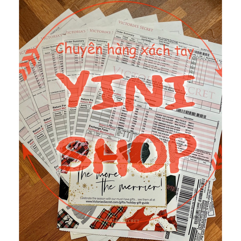 (Hàng có sẵn, kèm bill) Set nước hoa + lotion Victoria's Secret , NEW 2020