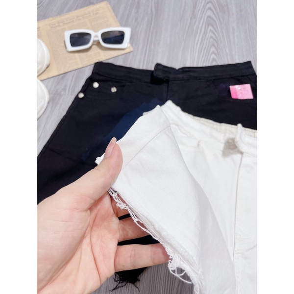 quần short lưng cao tua rua carotshop