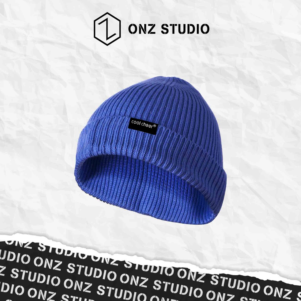 Mũ len Beanie nam nữ ONZ Studio vintage Hàn Quốc - Nón len trơn acrylic Cool Cheer đan dọc nhiều màu ML04