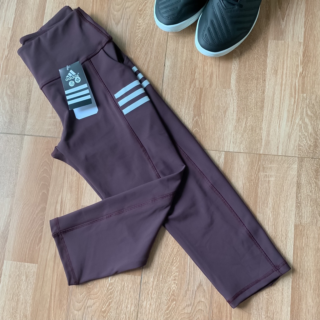 Quần legging nữ qua gối có túi vải thun cao cấp quân biker nữ mặc nhà dáng ôm bó lưng thun tập gym yoga