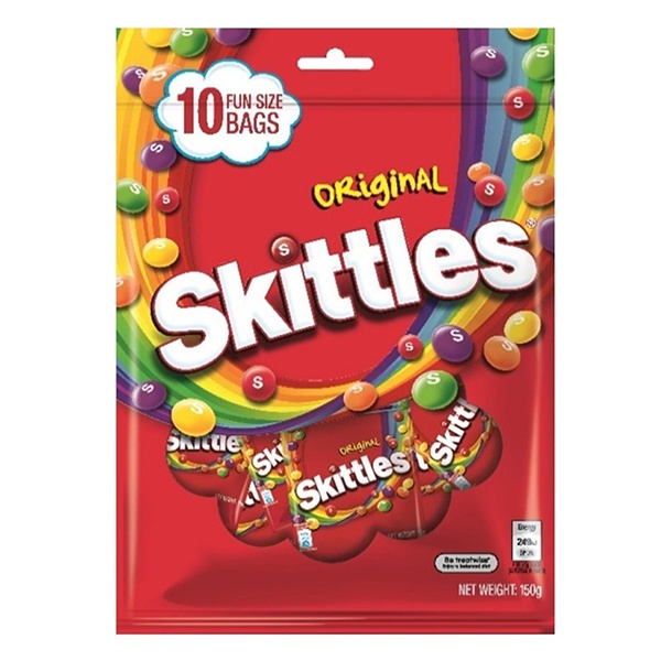 Kẹo Skittles Original Hương Trái Cây Gói 45G / Gói 150G / Hũ 100G