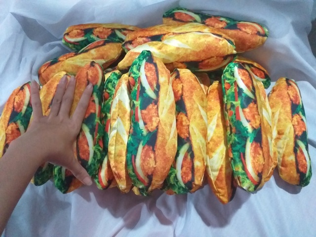 [SIÊU RẺ] Gối Ôm Bánh Mì Ổ Việt Nam 24cm