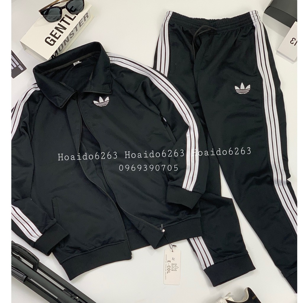 Bộ Thể Thao Nỉ 3 Sọc Nam ST28 (48-85kg) Form Chuẩn, Chất Dày Đẹp Loại 1 [SP CÓ VIDEO] | BigBuy360 - bigbuy360.vn