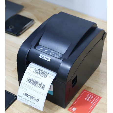 ✅[CHÍNH HÃNG]MÁY IN MÃ VẠCH, TEM NHÃN TRÀ SỮA K80 Xprinter XP 350B BẢO HÀNH 12 THÁNG