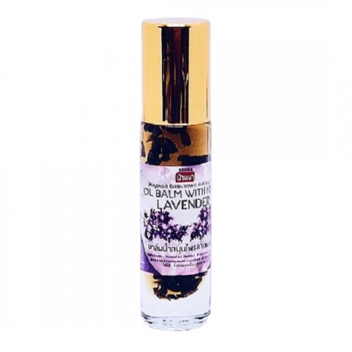 Dầu Lăn Lavender Banna Oil Balm With Herb Lavender 10ml Thái Lan chính hãng