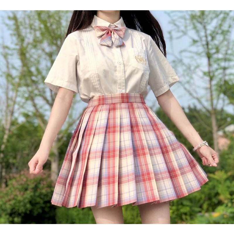 Váy JK xếp ly quả đào | Đồng phục nữ sinh cao cấp Dory’s Closet