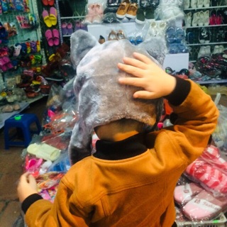 Mũ lông hình thú đẹp